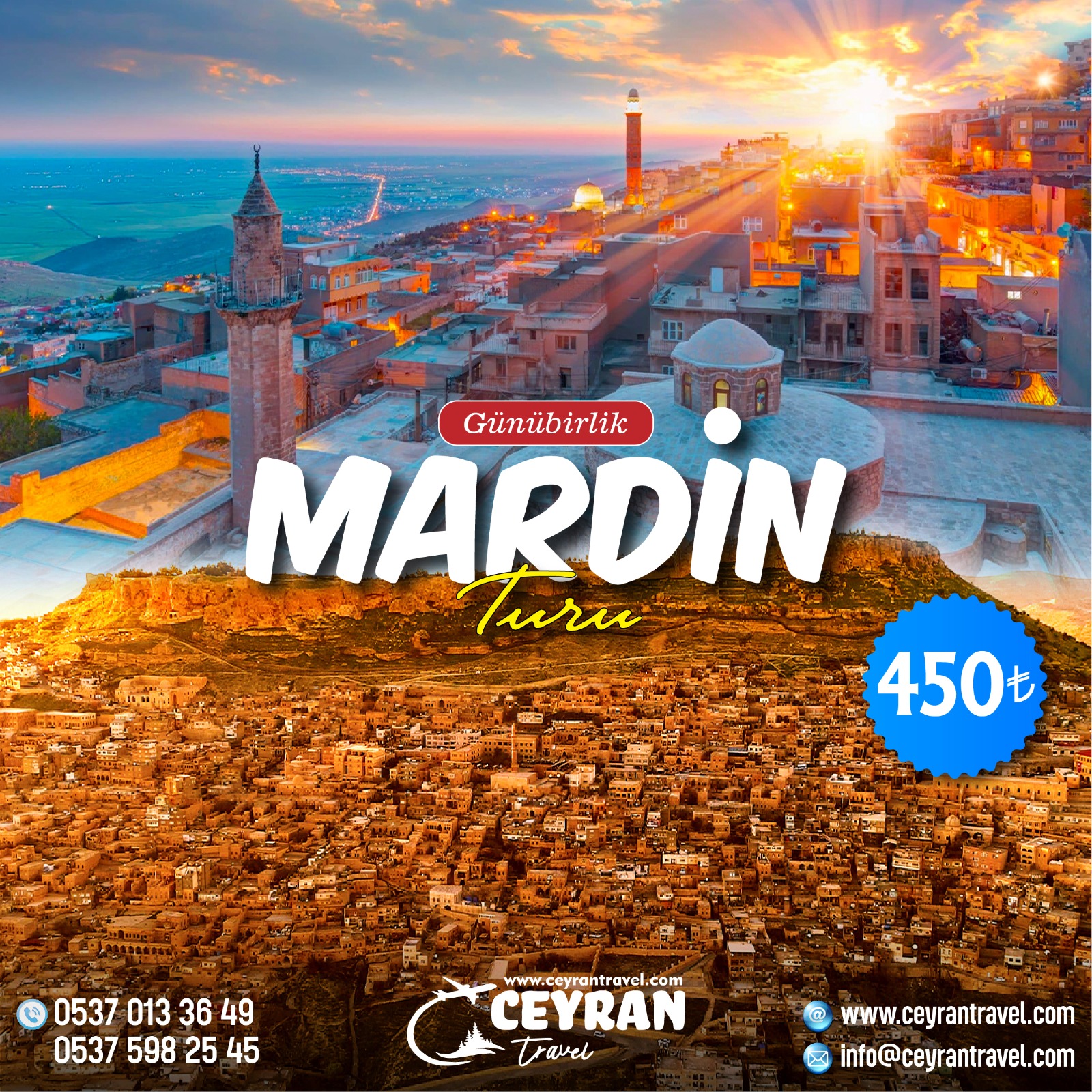GÜNÜRBİRLİK MARDİN TURU